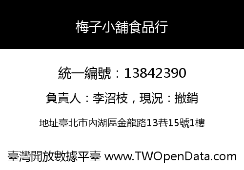 梅子小舖食品行