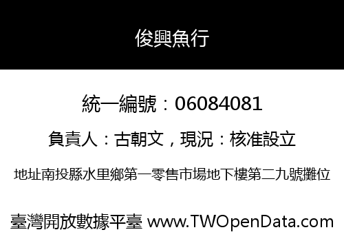 俊興魚行