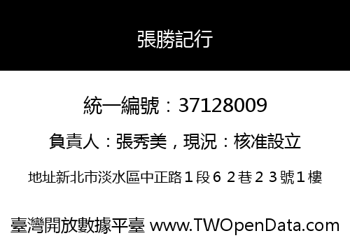 張勝記行