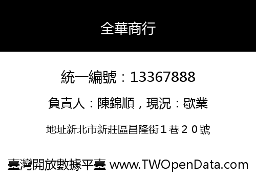 全華商行