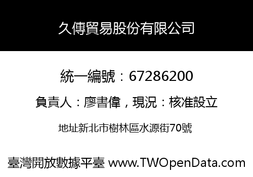 久傳貿易股份有限公司