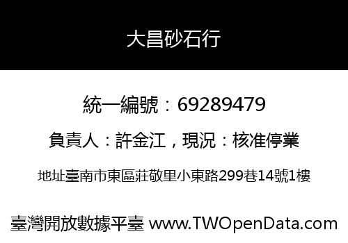 大昌砂石行