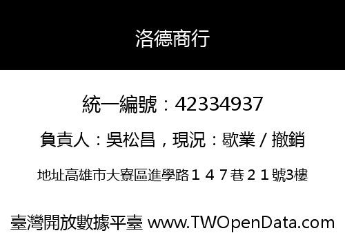 洛德商行