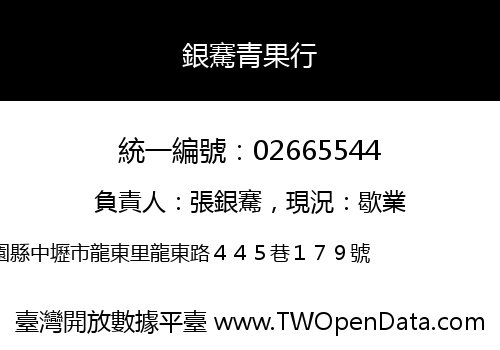 銀騫青果行