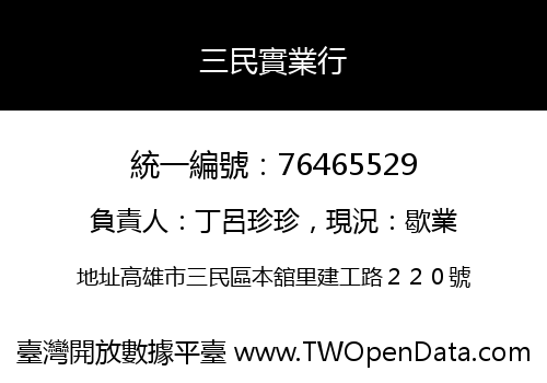 三民實業行