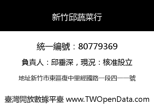 新竹邱蔬菜行