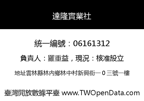 達隆實業社