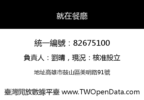 就在餐廳