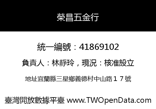 榮昌五金行