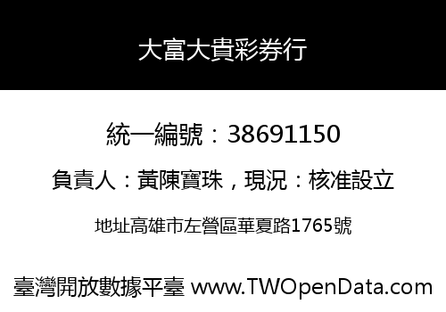 大富大貴彩券行