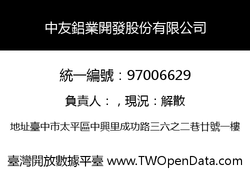 中友鋁業開發股份有限公司