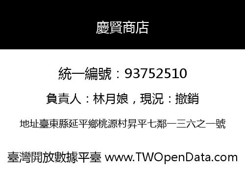 慶賢商店