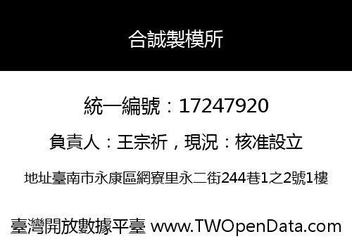 合誠製模所