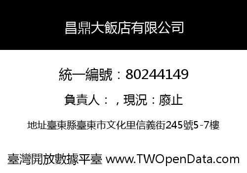 昌鼎大飯店有限公司