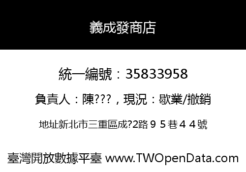 義成發商店