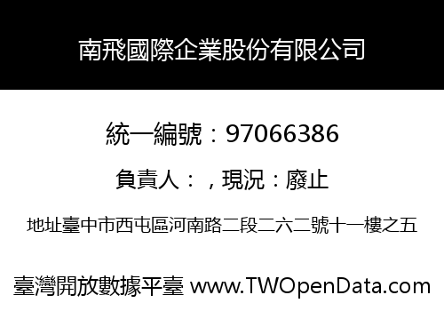 南飛國際企業股份有限公司