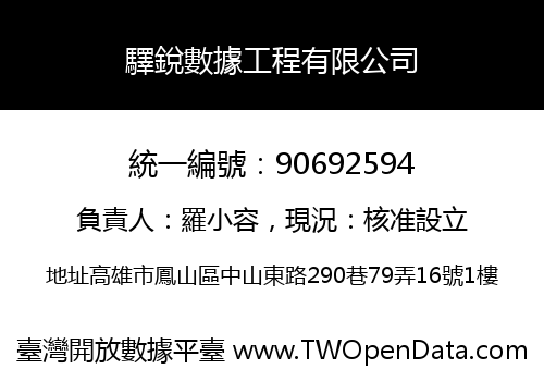 驛銳數據工程有限公司
