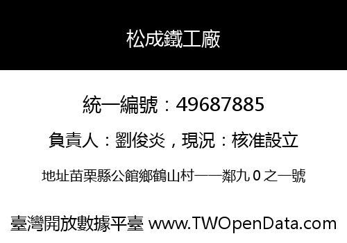 松成鐵工廠
