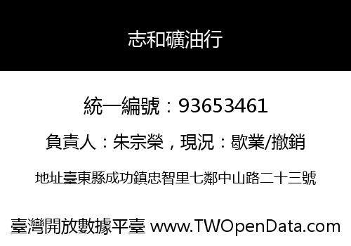 志和礦油行