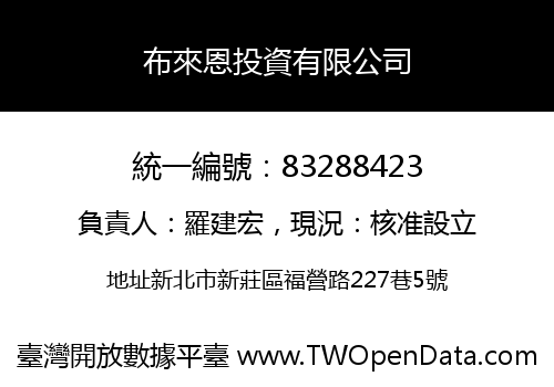布來恩投資有限公司