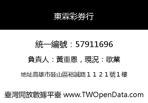 東霖彩券行