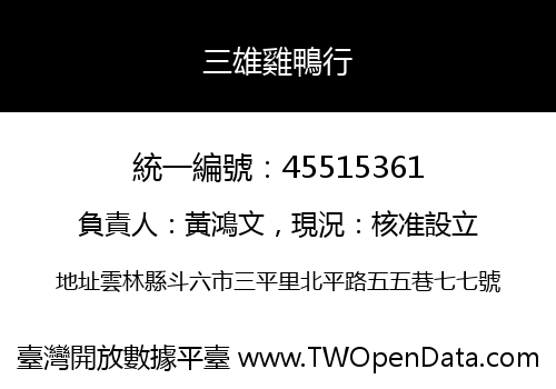三雄雞鴨行