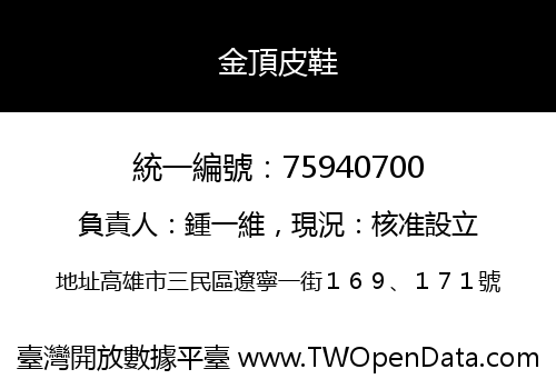金頂皮鞋