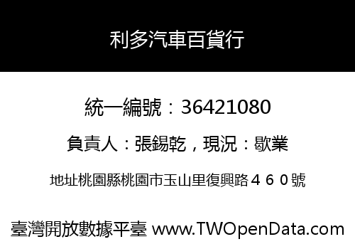 利多汽車百貨行