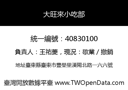 大旺來小吃部