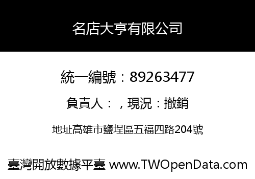 名店大亨有限公司