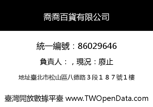 喬喬百貨有限公司