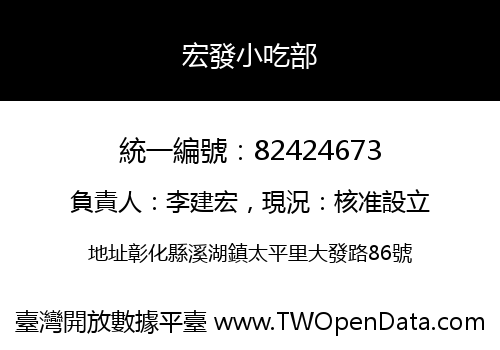 宏發小吃部