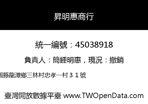 昇明惠商行