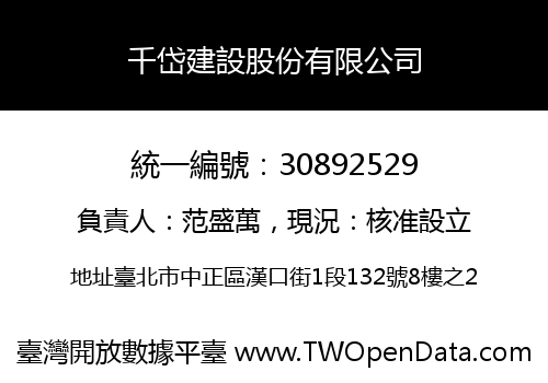 千岱建設股份有限公司