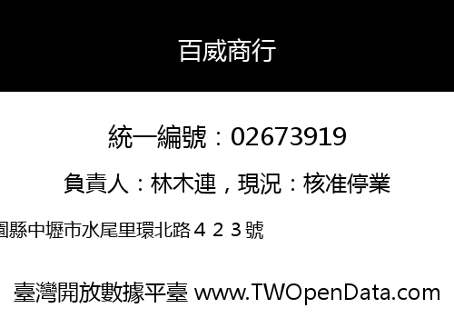 百威商行