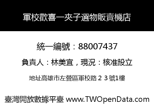 軍校歡喜一夾子選物販賣機店