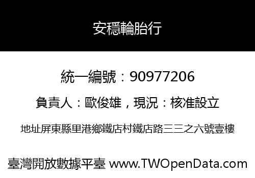 安穩輪胎行
