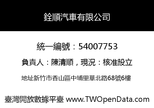 銓順汽車有限公司