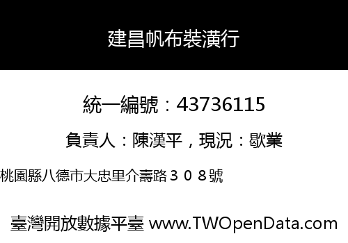 建昌帆布裝潢行