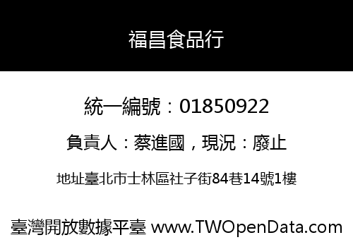 福昌食品行
