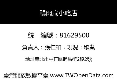 鴨肉扁小吃店