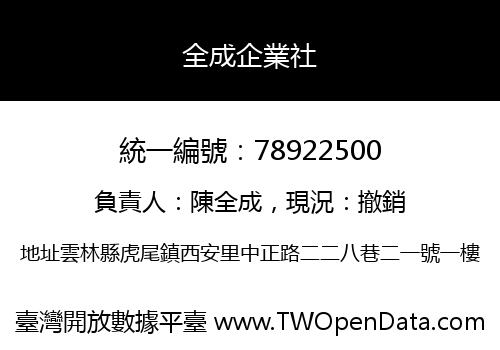 全成企業社