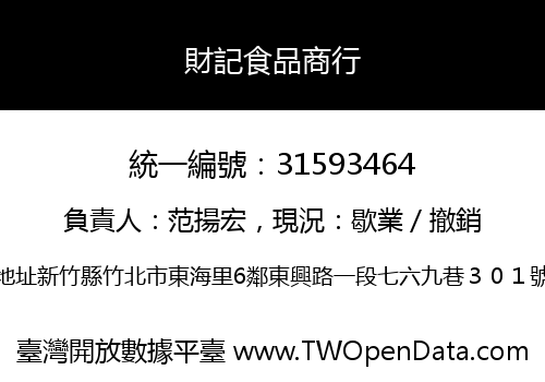 財記食品商行