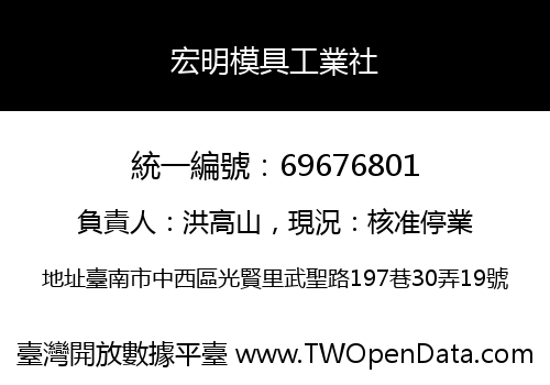 宏明模具工業社