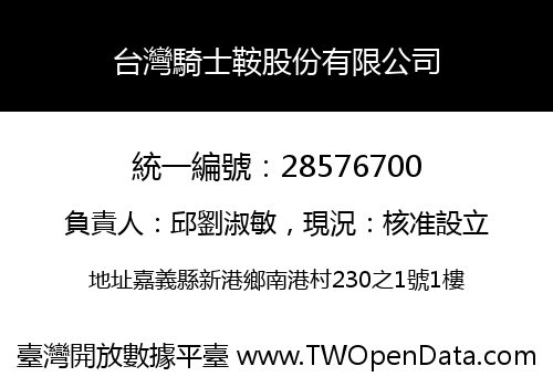 台灣騎士鞍股份有限公司