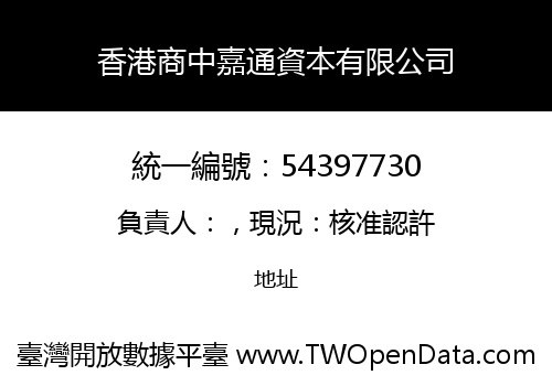 香港商中嘉通資本有限公司