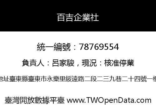 百吉企業社