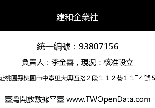 建和企業社