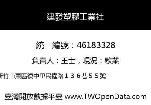 建發塑膠工業社