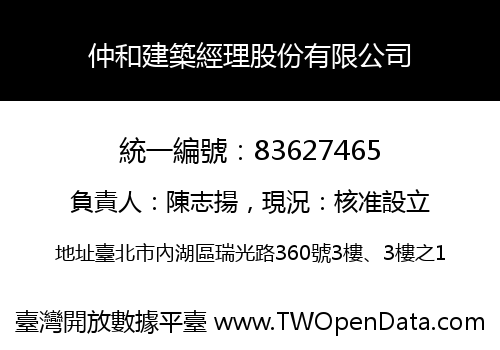 仲和建築經理股份有限公司